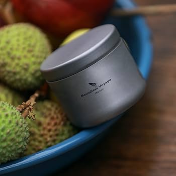☆処分価格☆茶器 Amazon｜Boundless Voyage 純チタン 茶筒 キャニスター コーヒー